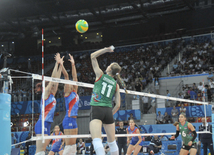 Bakı 2015: Voleybol yarışlarında bürünc medal qarşılaşması. Azərbaycan, 27 iyun 2015